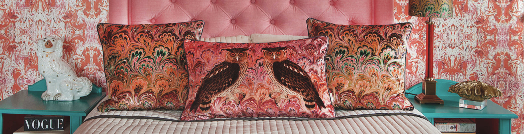 Luxury Bird Cushions by Susi Bellamy