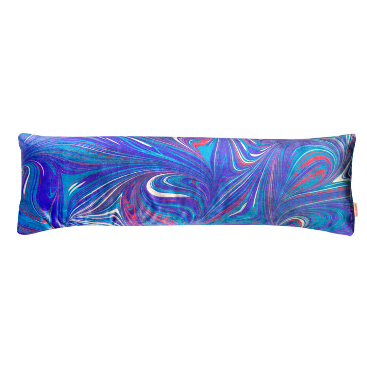 Blue Cosmos Extra Long Bolster Cushion *Sample*