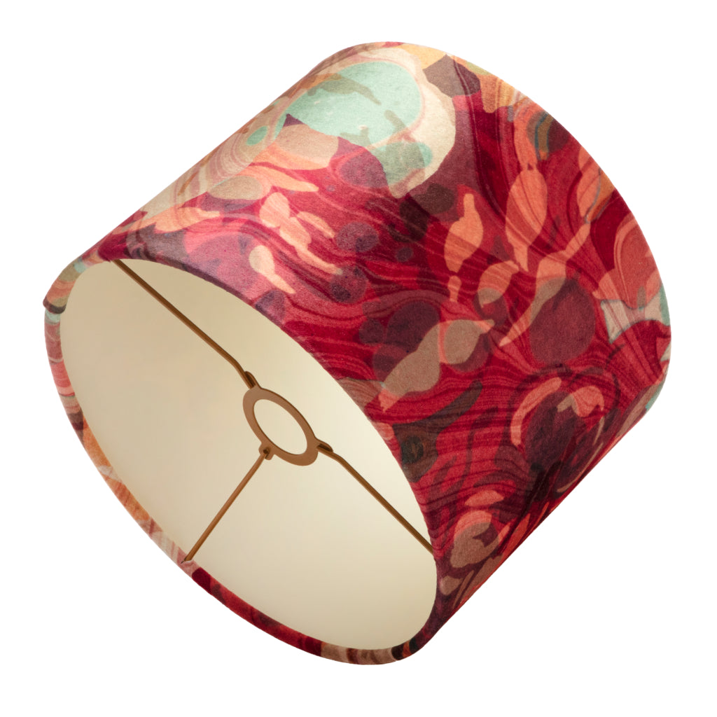 Autumn Rose Marbled Luxury Lampshade for table lamps