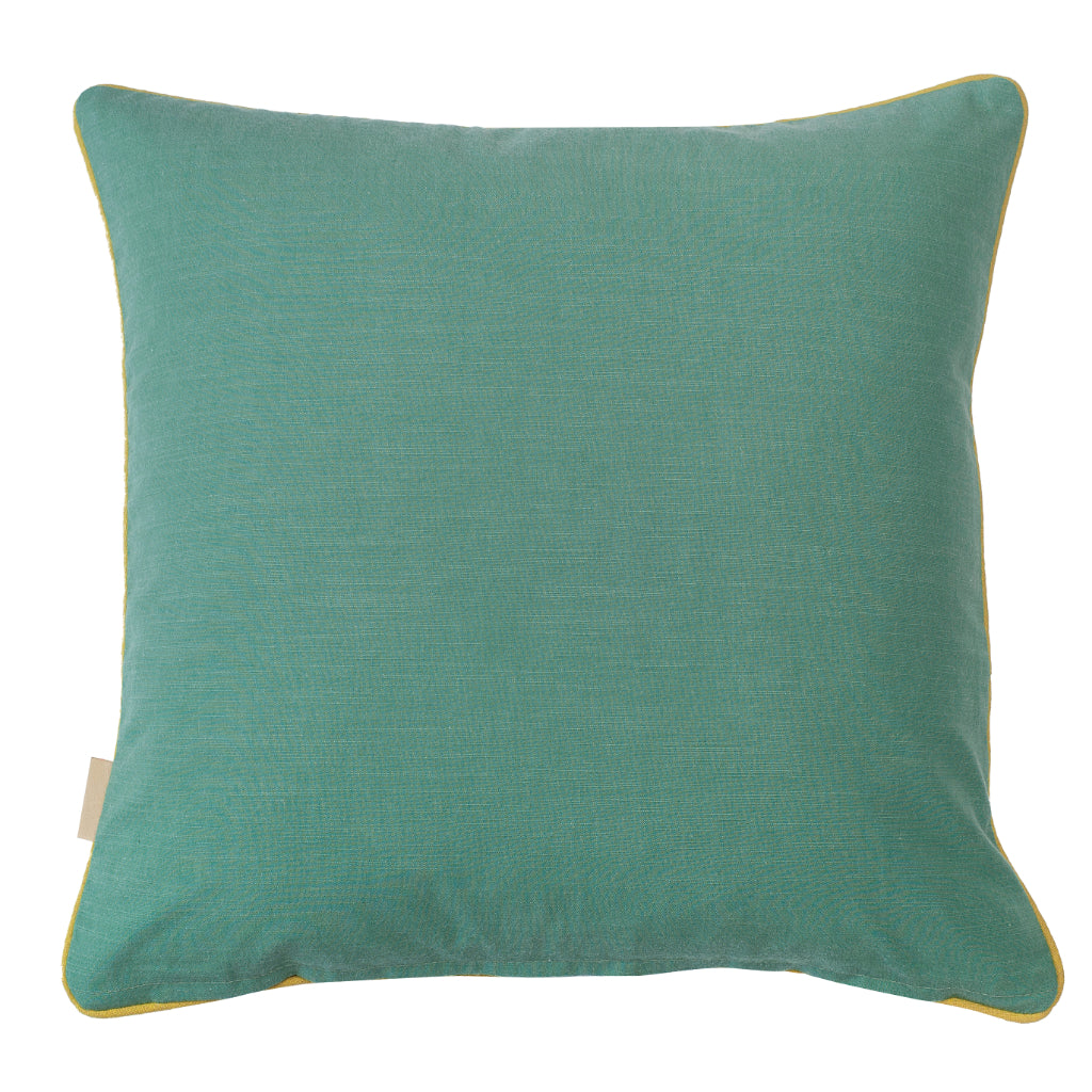 Grey Stucco Kaleidoscope Velvet Square Cushion