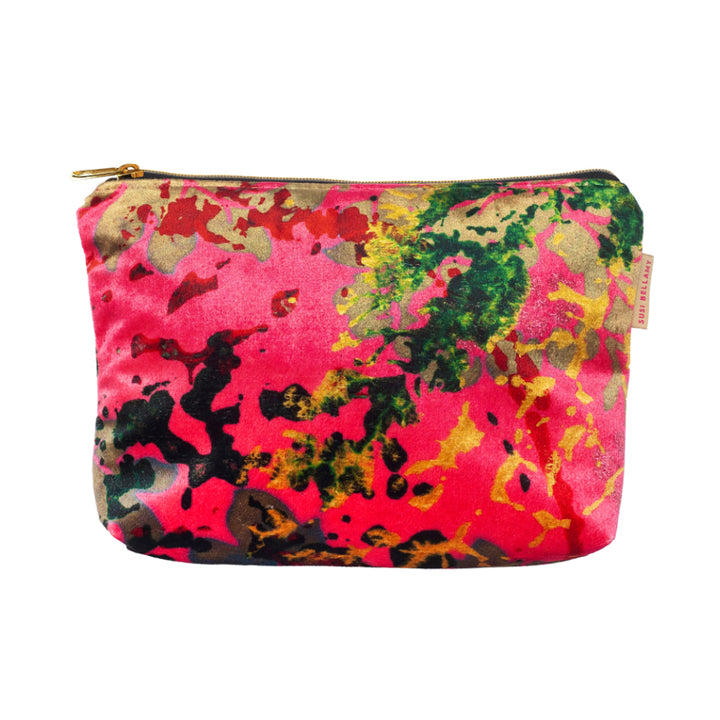 Pink Foliage Pouch