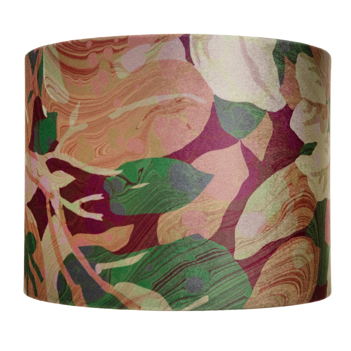 Purple Foliage Velvet Lampshade *Sample*