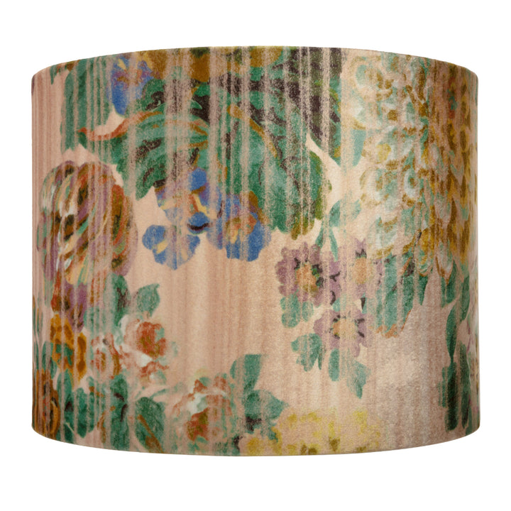 floral drum lampshade