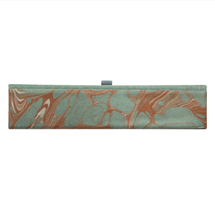 teal organic decorative a4 box files for documents 